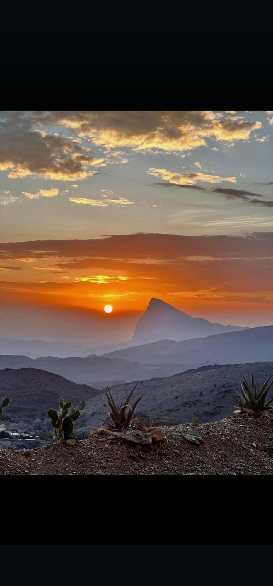 جبل شمس Jabal Shams Sunset House Villa Dar Sawda ภายนอก รูปภาพ